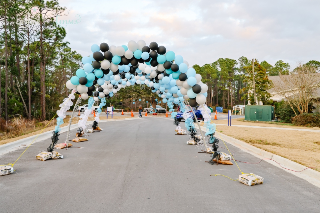 Tim Tebow Night to Shine at Perdido Bay Methodist Church in Pensacola Florida, Balloon arch for the cars to drive through